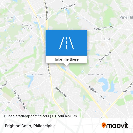 Mapa de Brighton Court