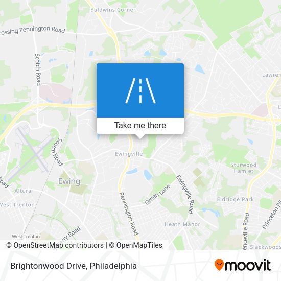Brightonwood Drive map