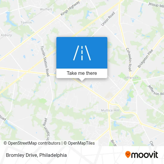 Bromley Drive map