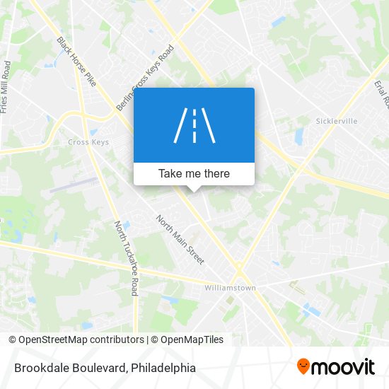 Mapa de Brookdale Boulevard