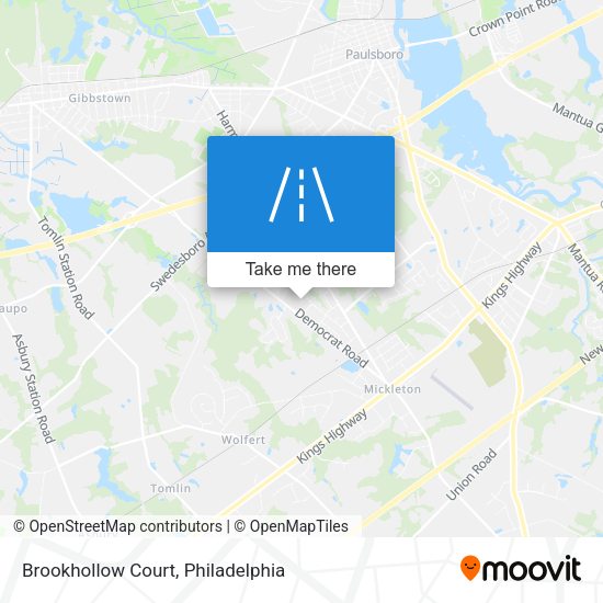 Brookhollow Court map