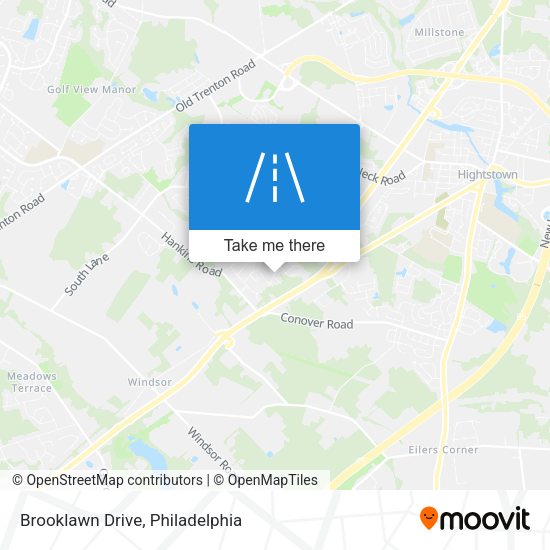 Mapa de Brooklawn Drive