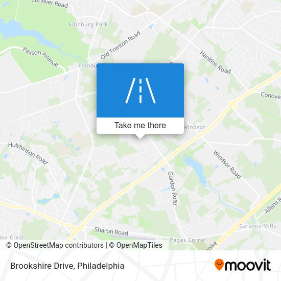 Brookshire Drive map