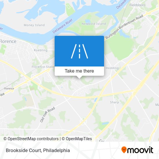 Brookside Court map