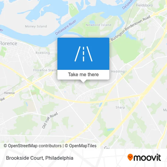 Brookside Court map