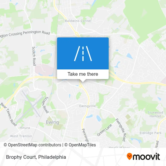 Brophy Court map