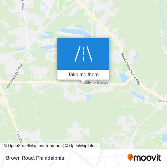 Mapa de Brown Road