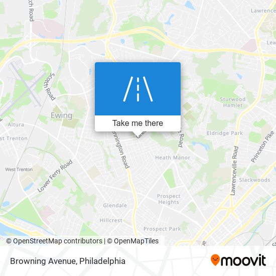 Browning Avenue map