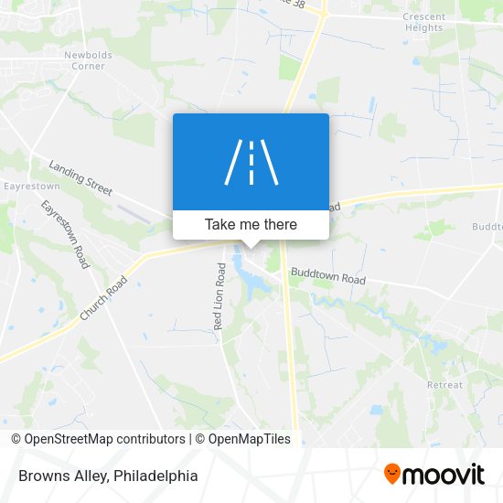 Mapa de Browns Alley