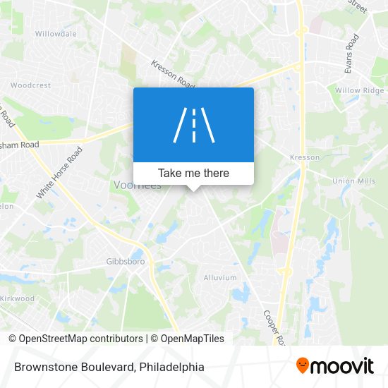 Mapa de Brownstone Boulevard