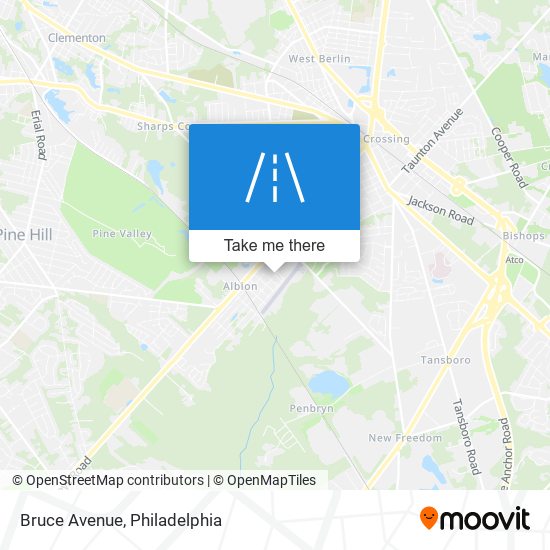 Mapa de Bruce Avenue