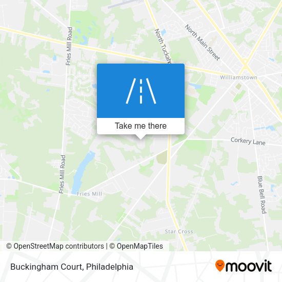 Buckingham Court map