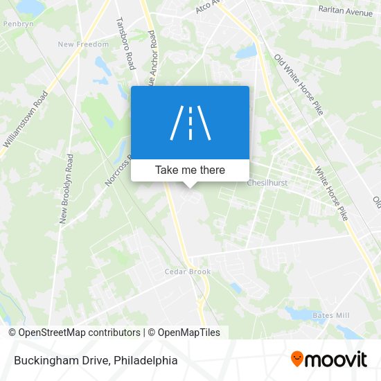 Buckingham Drive map