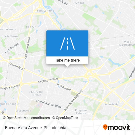 Mapa de Buena Vista Avenue