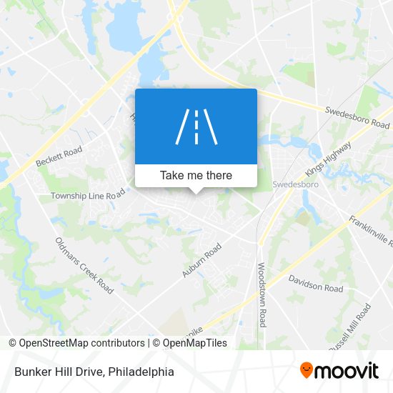Mapa de Bunker Hill Drive