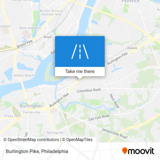 Mapa de Burlington Pike