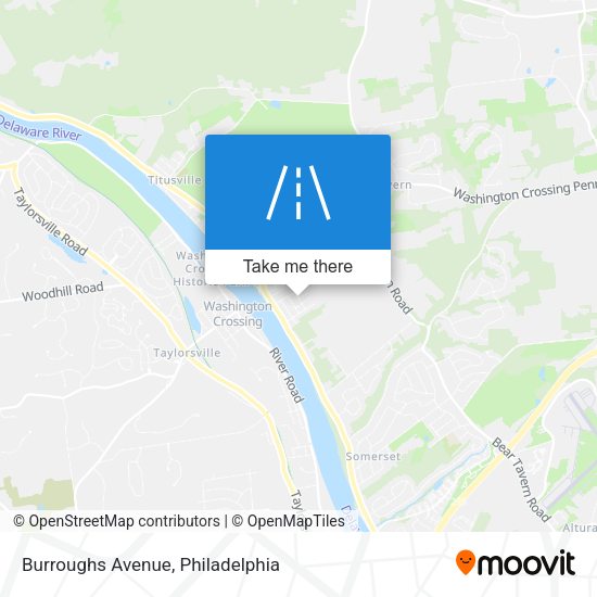 Burroughs Avenue map