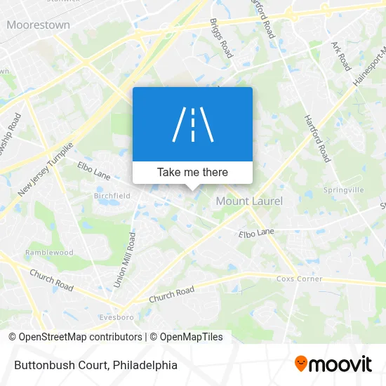 Buttonbush Court map