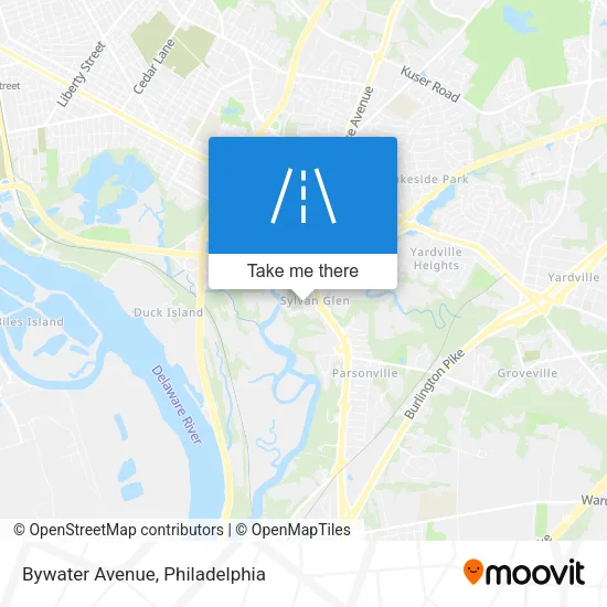 Bywater Avenue map