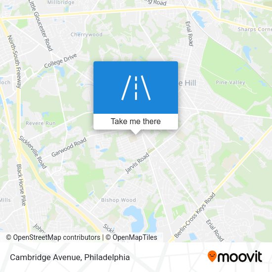 Mapa de Cambridge Avenue