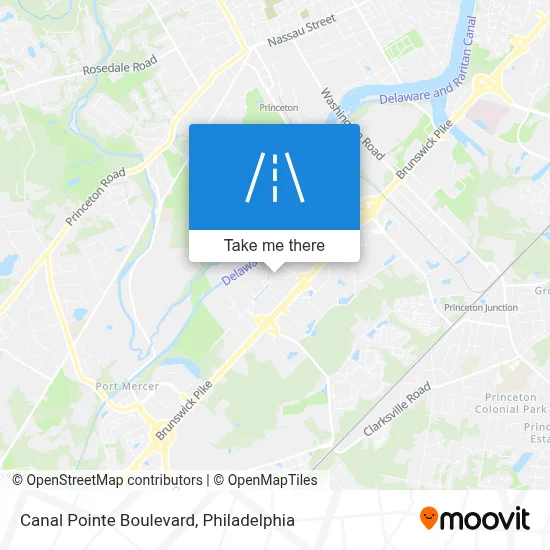 Canal Pointe Boulevard map