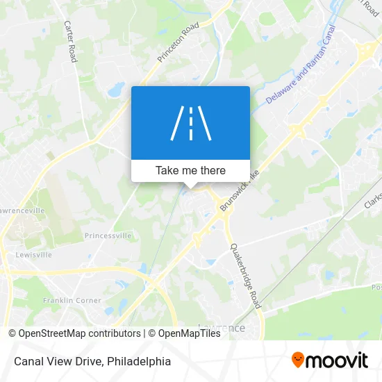 Canal View Drive map