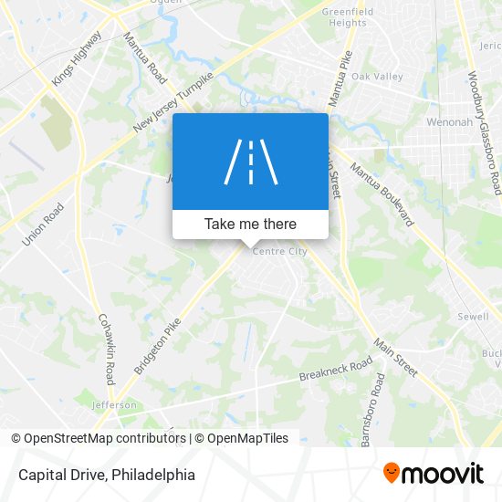 Capital Drive map