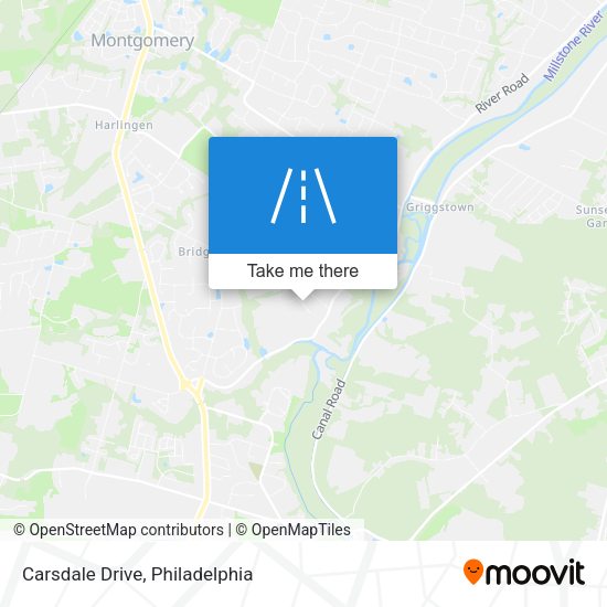 Carsdale Drive map