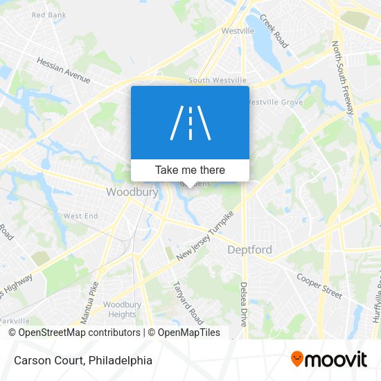 Mapa de Carson Court