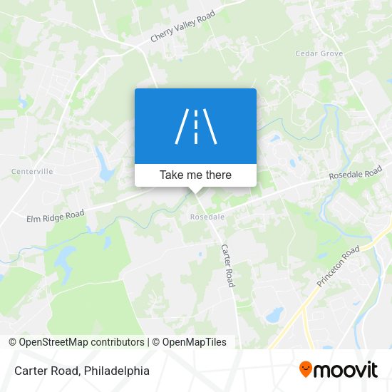 Mapa de Carter Road