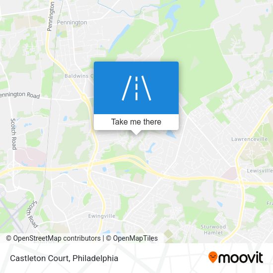 Castleton Court map