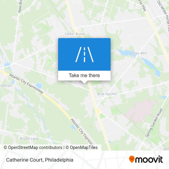 Mapa de Catherine Court