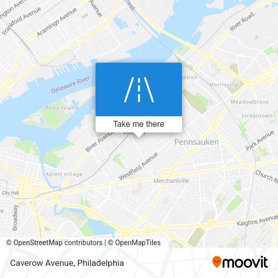 Mapa de Caverow Avenue