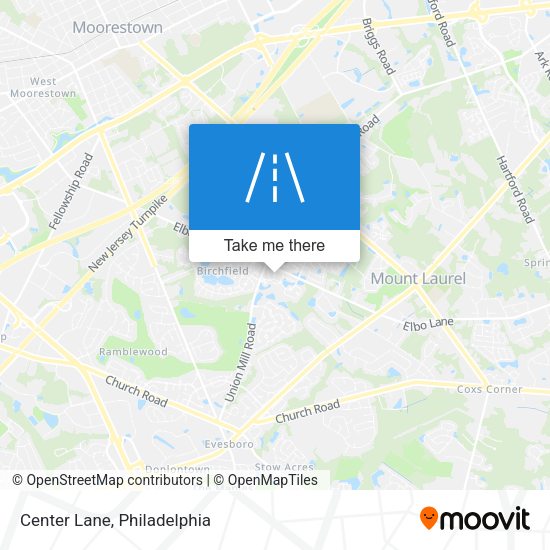 Mapa de Center Lane