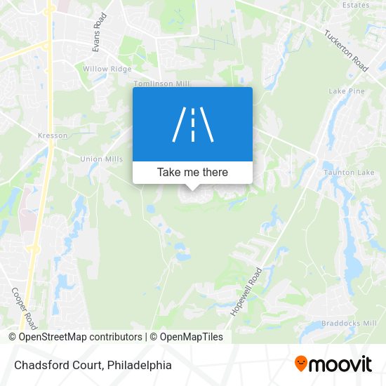 Chadsford Court map