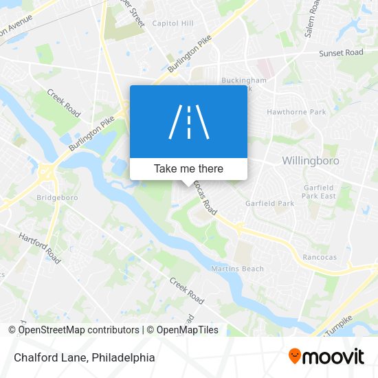 Mapa de Chalford Lane