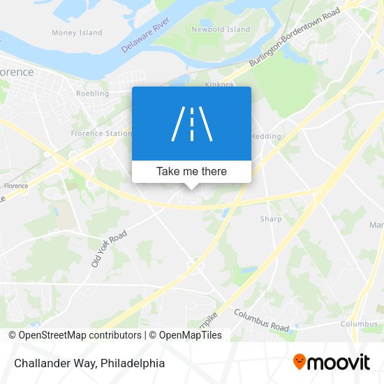 Mapa de Challander Way