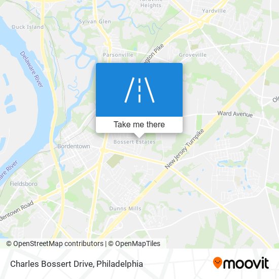 Mapa de Charles Bossert Drive