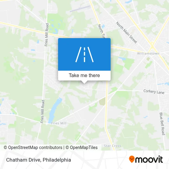 Chatham Drive map