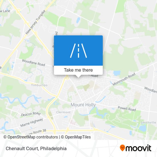 Mapa de Chenault Court