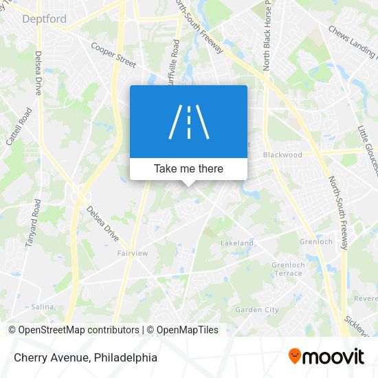 Mapa de Cherry Avenue