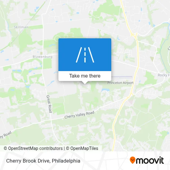 Cherry Brook Drive map