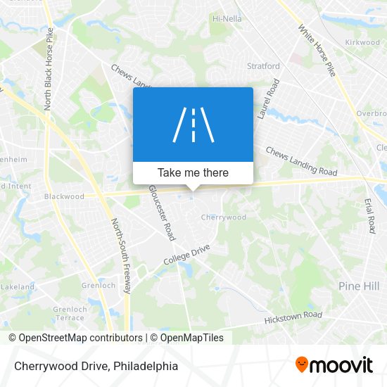 Mapa de Cherrywood Drive