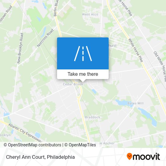 Mapa de Cheryl Ann Court