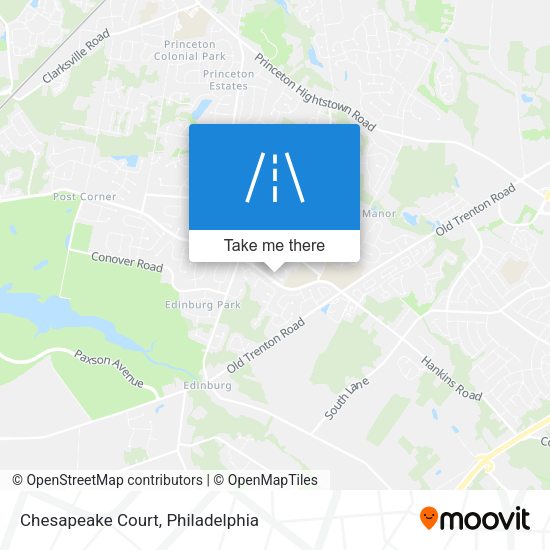 Mapa de Chesapeake Court
