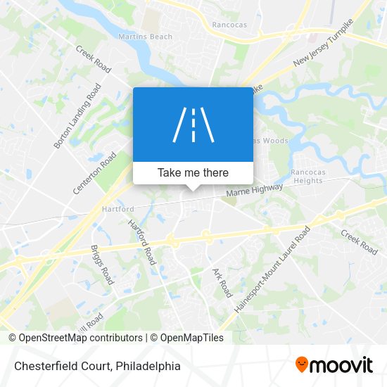 Mapa de Chesterfield Court
