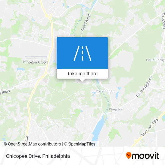 Chicopee Drive map