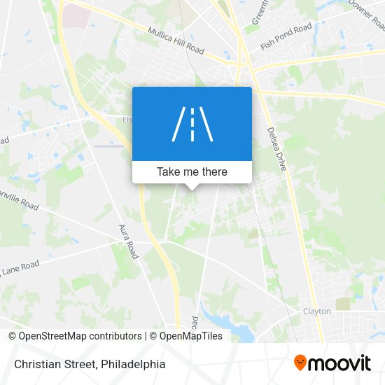 Christian Street map