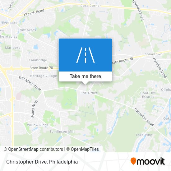 Christopher Drive map