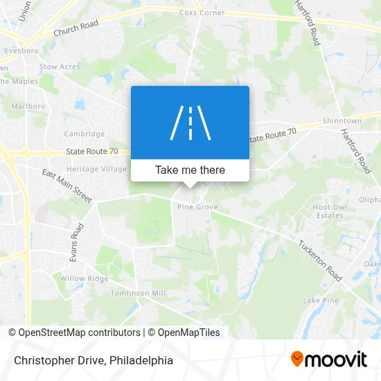 Christopher Drive map